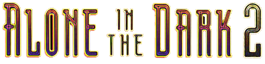 Alone in the Dark 2 title screen for Sega Saturn